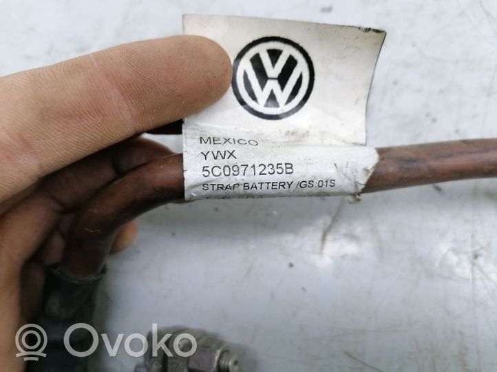 Volkswagen Jetta VI Minusinis laidas (akumuliatoriaus) 5C0971235B
