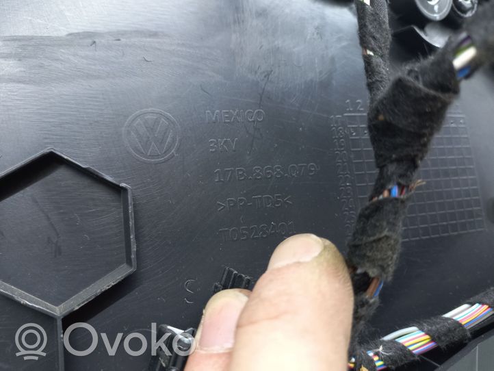 Volkswagen Jetta USA Rivestimento del pannello della portiera anteriore 17B868079