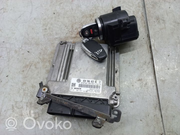 Volkswagen Touareg II Kit centralina motore ECU e serratura 03H906023BC