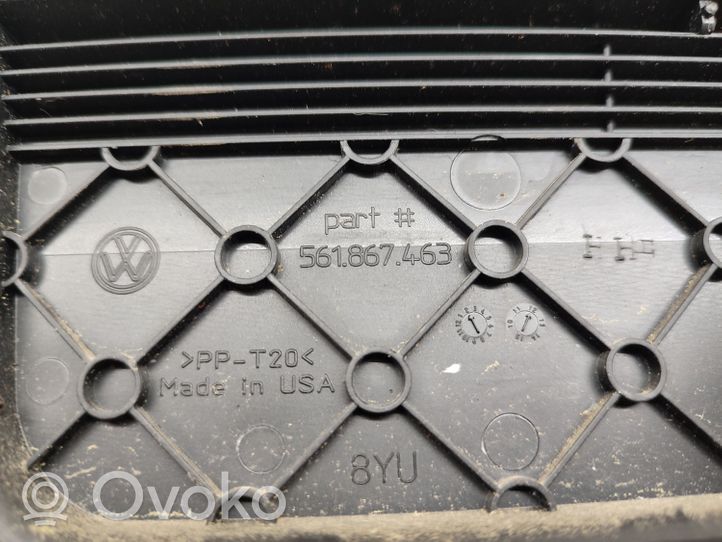 Volkswagen PASSAT B7 USA Muu vararenkaan verhoilun elementti 561867463