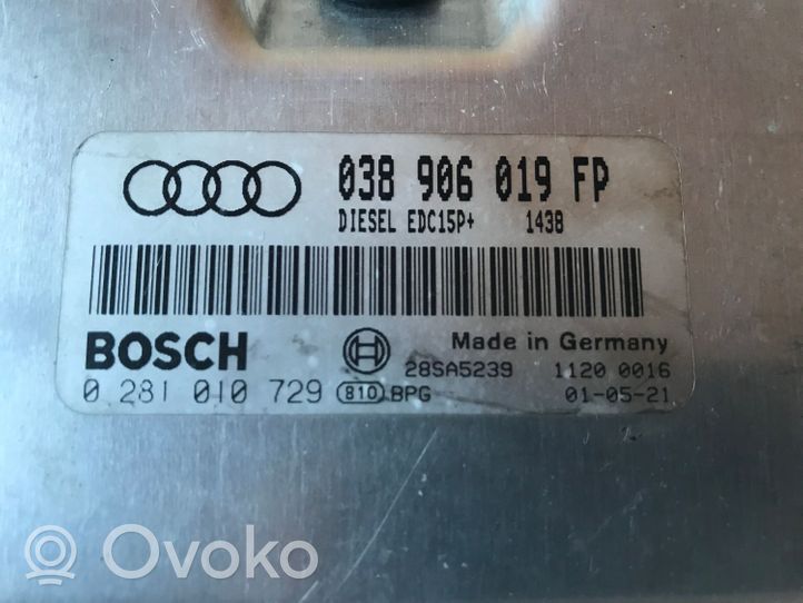Audi A4 S4 B6 8E 8H Engine control unit/module 038906019FP