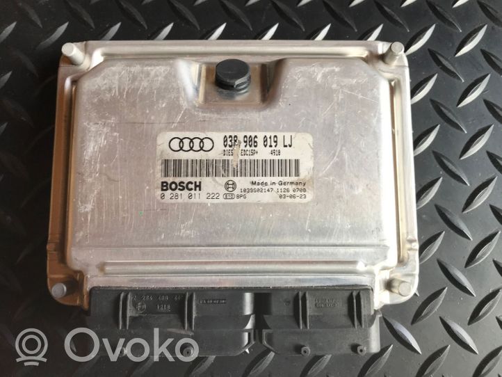 Audi A4 S4 B6 8E 8H Sterownik / Moduł ECU 038906019LJ