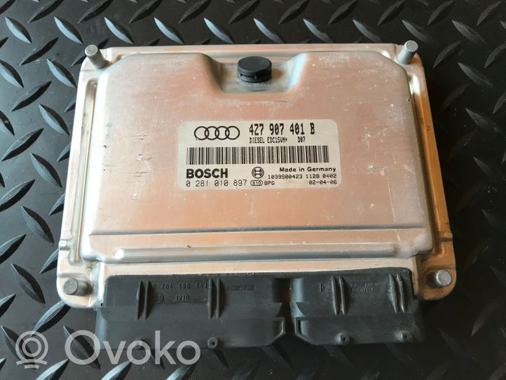 Audi A6 Allroad C5 Centralina/modulo del motore 4Z7907401B