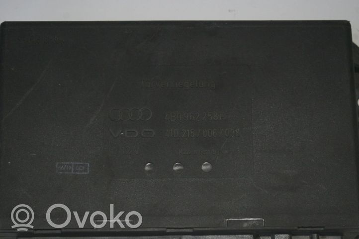 Audi A6 S6 C5 4B Moduł / Sterownik komfortu 4B0962258H