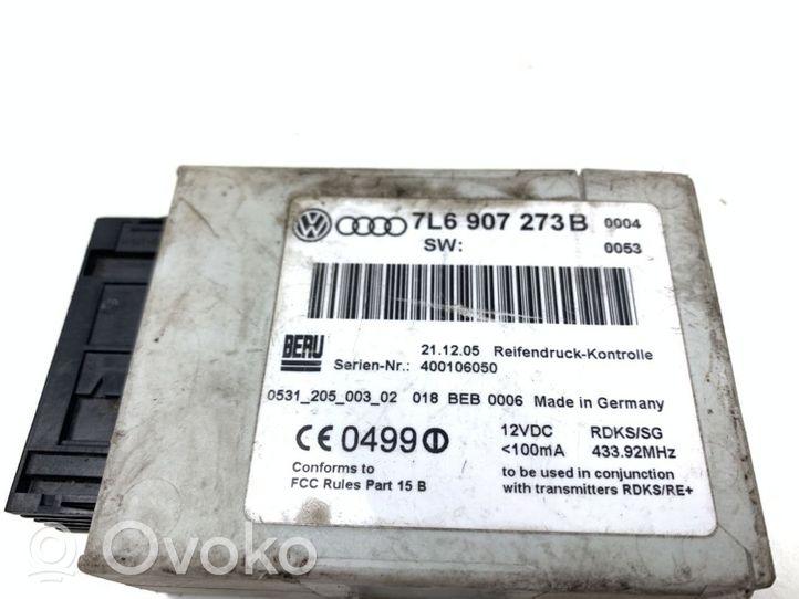 Volkswagen Touareg I Sterownik / Moduł kontroli ciśnienia w oponach 7L6907273B