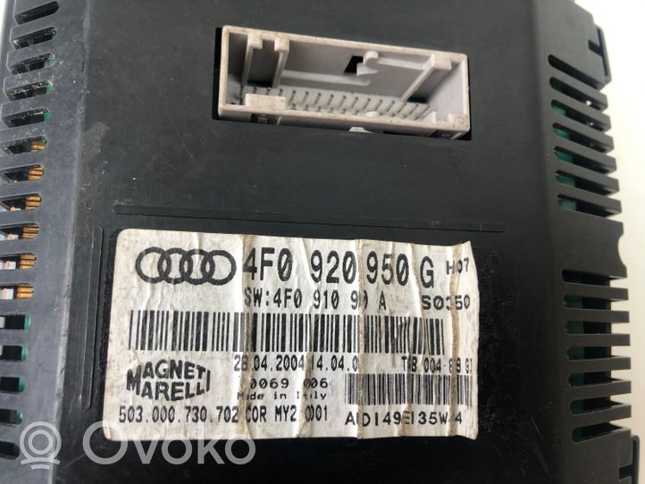 Audi A6 S6 C6 4F Nopeusmittari (mittaristo) 4F0920950G