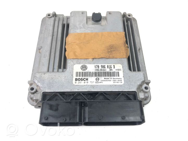 Volkswagen Phaeton Calculateur moteur ECU 070906016B