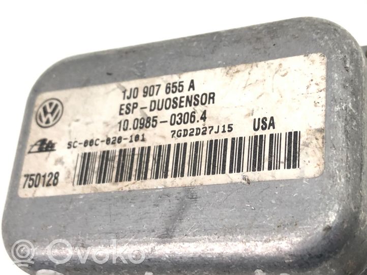 Volkswagen Golf IV ESP (stabilumo sistemos) daviklis (išilginio pagreičio daviklis) 1J2907637E