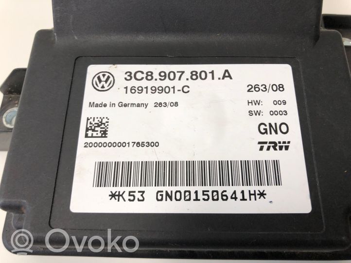 Volkswagen PASSAT B6 Rankinio stabdžio valdymo blokas 3C8907801A