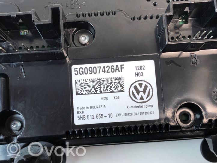 Volkswagen PASSAT B8 Panel klimatyzacji 5G0907426AF
