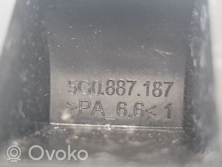 Volkswagen Golf VII Osłona / zaślepka ISOFIX 5G0887187
