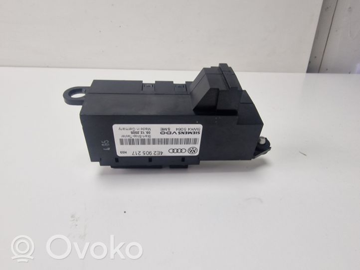 Audi A8 S8 D3 4E Interruttore a pulsante start e stop motore 4E2905217