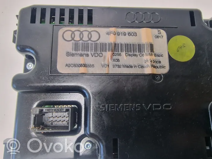 Audi Q7 4L Ekranas/ displėjus/ ekraniukas 4F0919603