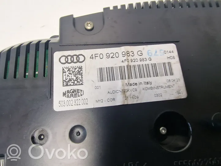 Audi A6 S6 C6 4F Nopeusmittari (mittaristo) 4F0920983G