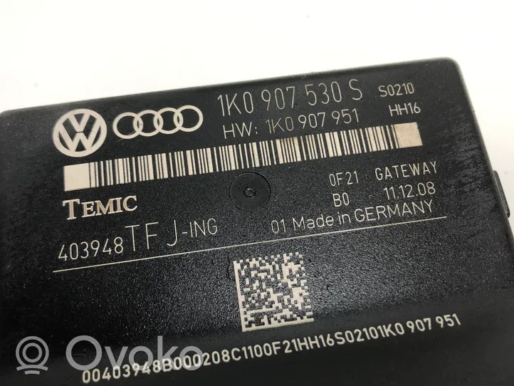 Volkswagen Eos Gateway control module 1K0907530S