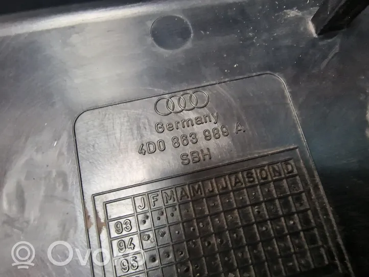 Audi A8 S8 D2 4D Altro elemento di rivestimento bagagliaio/baule 4D0863989A