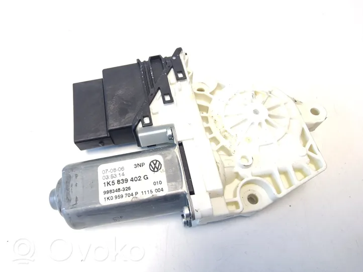 Volkswagen Jetta V Rear door window regulator motor 1K5839402G