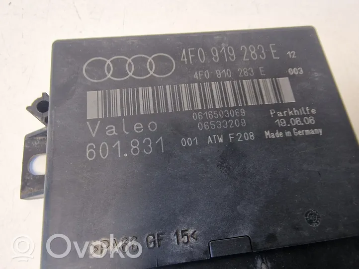 Audi A6 S6 C6 4F Unité de commande, module PDC aide au stationnement 4F0919283E