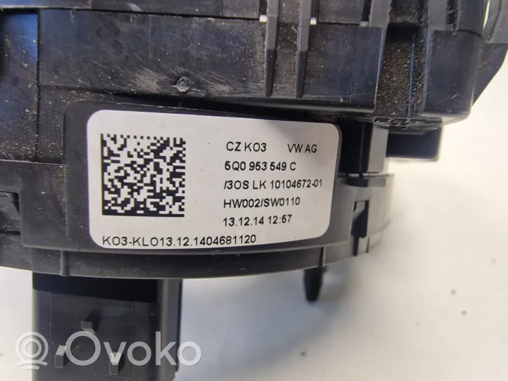 Volkswagen Golf VII Innesco anello di contatto dell’airbag (anello SRS) 5Q0953549C