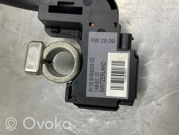 BMW 5 E60 E61 Cavo negativo messa a terra (batteria) 9184203