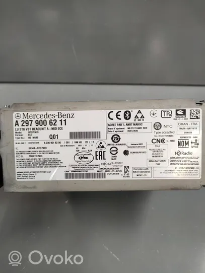 Mercedes-Benz EQS V297 Unità di navigazione lettore CD/DVD A2979006211