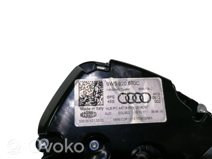 Audi A4 S4 B9 Licznik / Prędkościomierz 8W5920870C