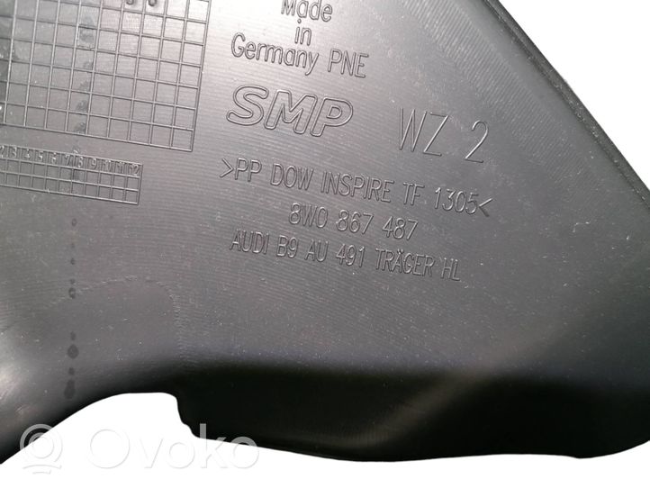 Audi A4 S4 B9 Rivestimento del pannello della portiera posteriore 8W0867487