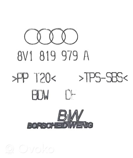 Audi A3 S3 8V Otros repuestos de carrocería 8V1819979A