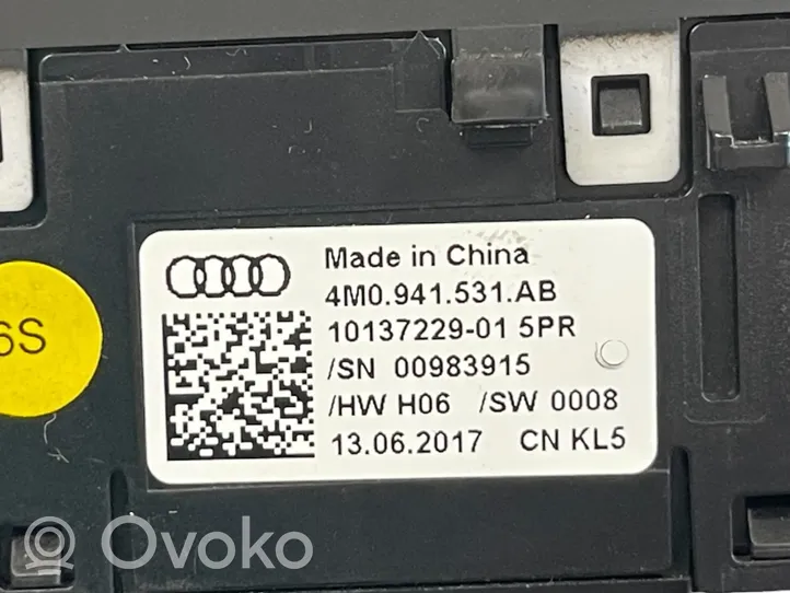 Audi A4 S4 B9 Valokatkaisija 4M0941531AB