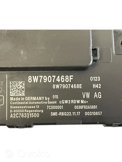 Audi A4 S4 B9 Modulo di controllo accesso 8W7907468F