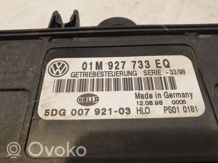 Volkswagen Golf IV Vaihdelaatikon ohjainlaite/moduuli 01M927733EQ