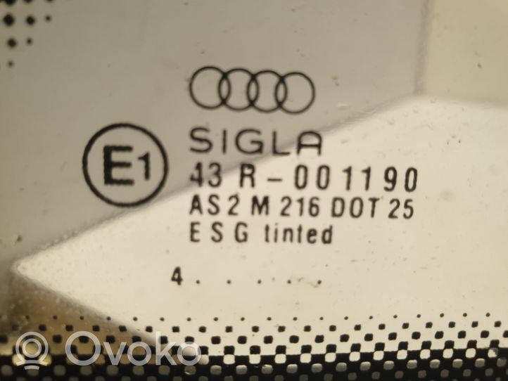 Audi 100 S4 C4 Galinis šoninis kėbulo stiklas 43R001190