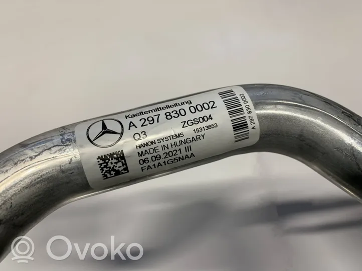 Mercedes-Benz EQS V297 Tubo flessibile aria condizionata (A/C) A2978300002