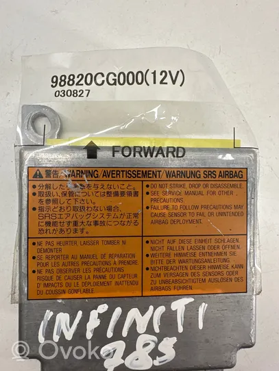 Infiniti FX Airbag control unit/module 98820CG000