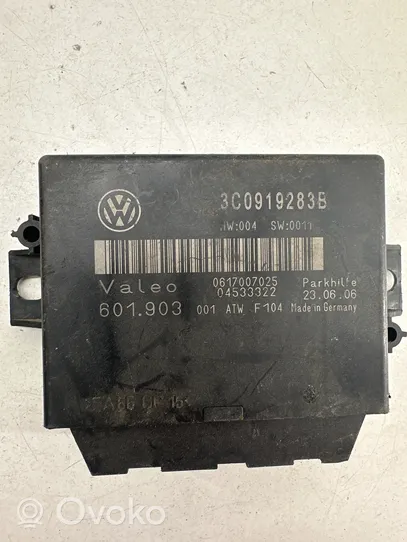 Volkswagen PASSAT B6 Parkavimo (PDC) daviklių valdymo blokas 3C0919283B