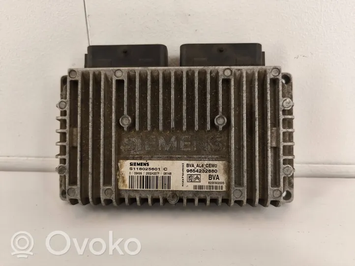 Peugeot 307 Module de contrôle de boîte de vitesses ECU 9654232880