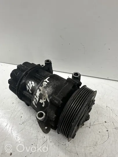 Peugeot 307 Air conditioning (A/C) compressor (pump) 9651910980