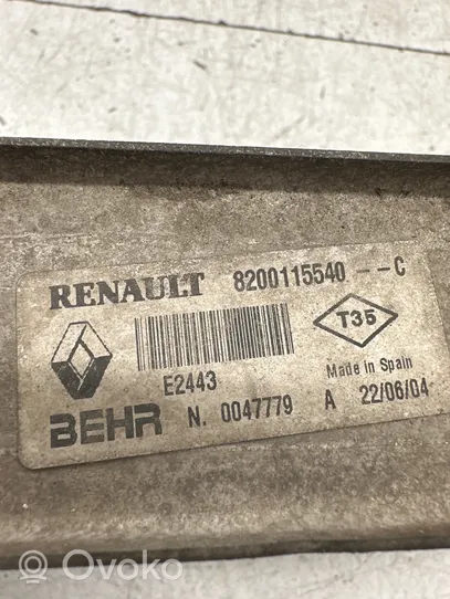 Renault Megane II Refroidisseur intermédiaire 8200115540