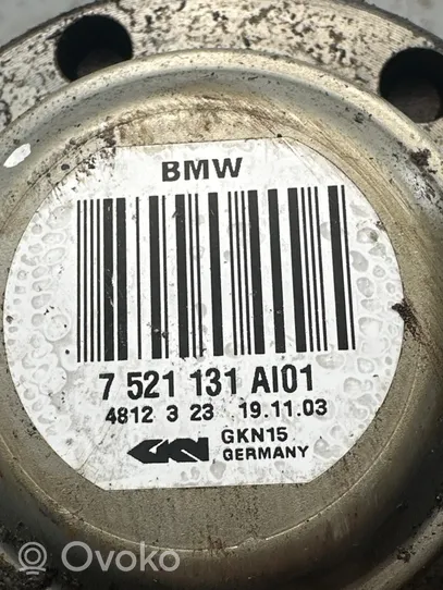 BMW 5 E60 E61 Aizmugurējā pusass 7521131