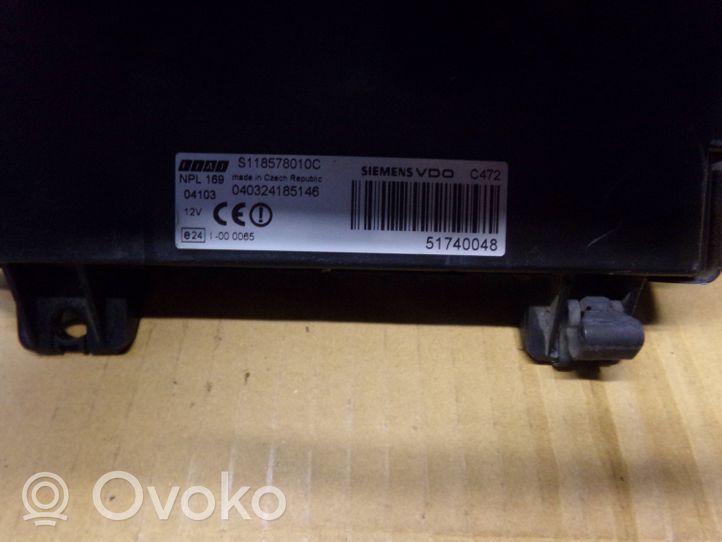 Fiat Panda II Comfort/convenience module 51740048