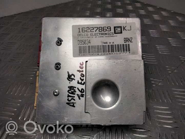 Opel Astra F Calculateur moteur ECU 16227869