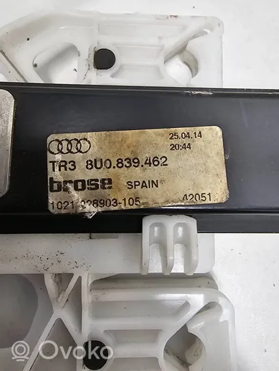 Audi Q3 8U Mécanisme manuel vitre arrière 8U0839462