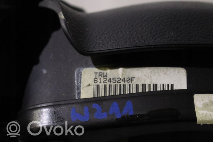 Mercedes-Benz E W211 Poduszka powietrzna Airbag kierownicy 61245240F