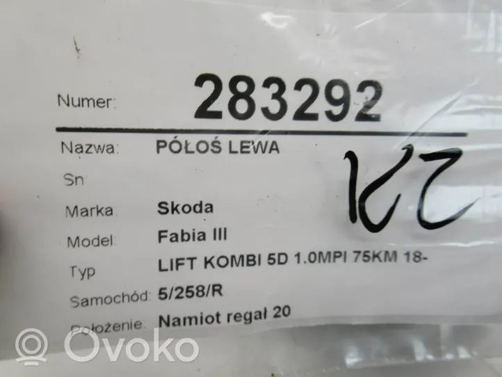 Skoda Fabia Mk3 (NJ) Etuvetoakseli 6C0407271H