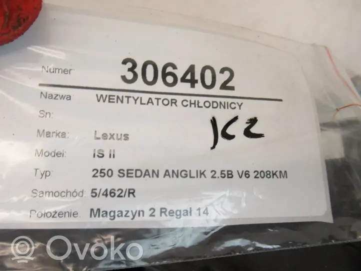 Lexus IS 220D-250-350 Wentylator / Komplet 