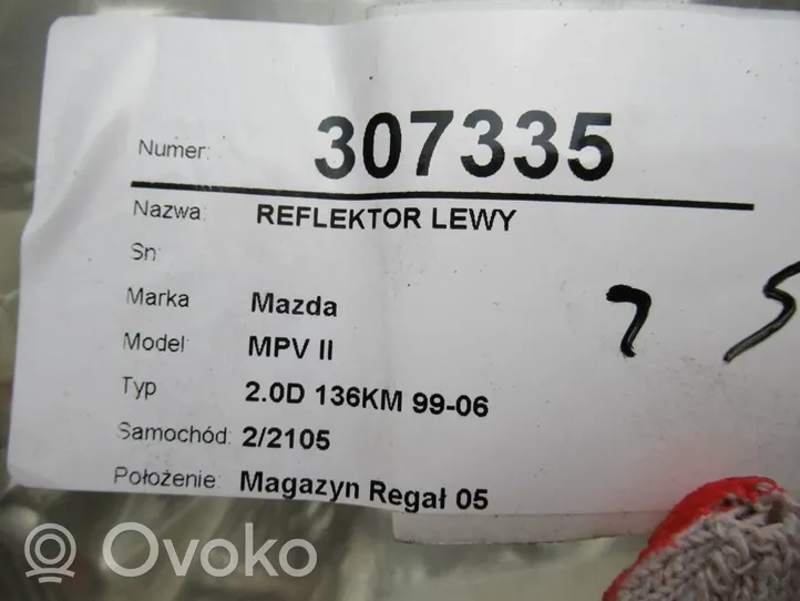 Mazda MPV II LW Lampa przednia 