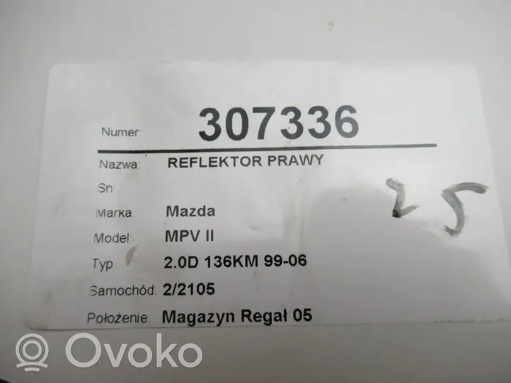 Mazda MPV II LW Etu-/Ajovalo 