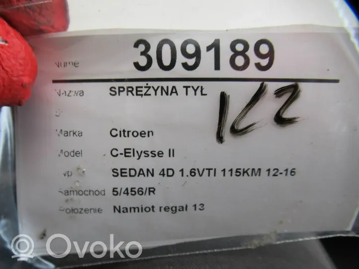 Citroen C-Elysée Sprężyna tylna 