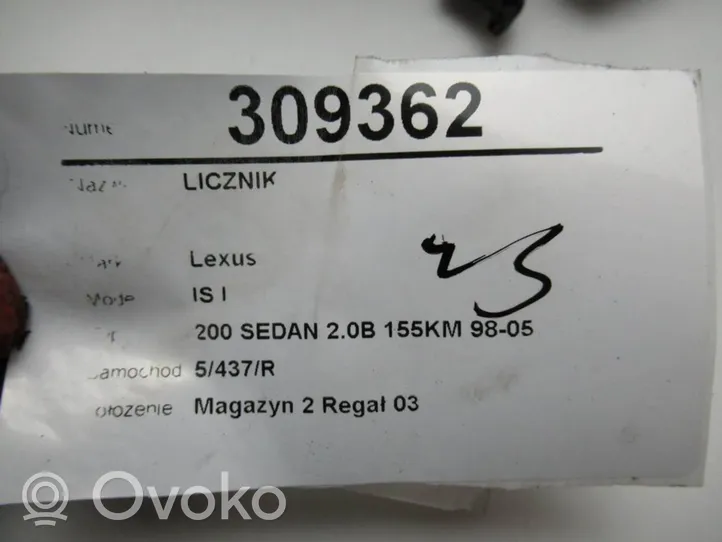 Lexus IS 200-300 Nopeusmittari (mittaristo) 83800-53080JA