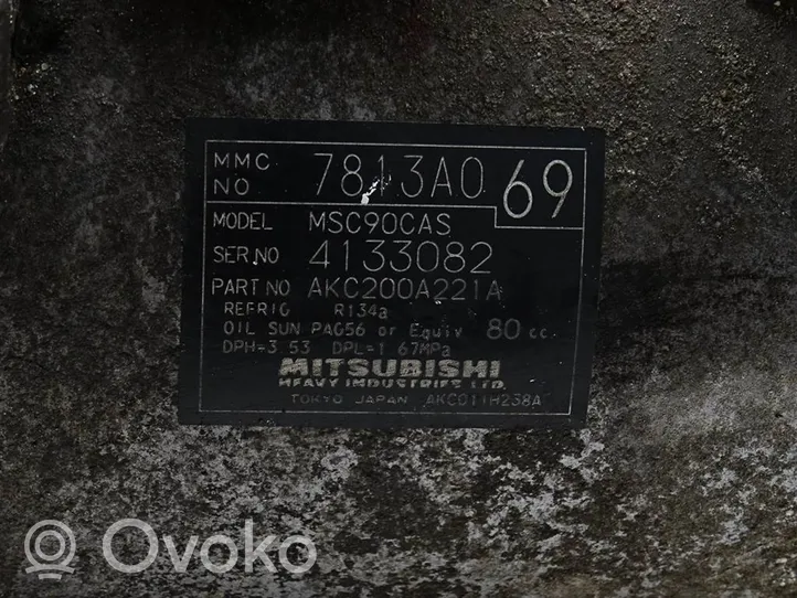 Mitsubishi Lancer VIII Compressore aria condizionata (A/C) (pompa) 7813A069